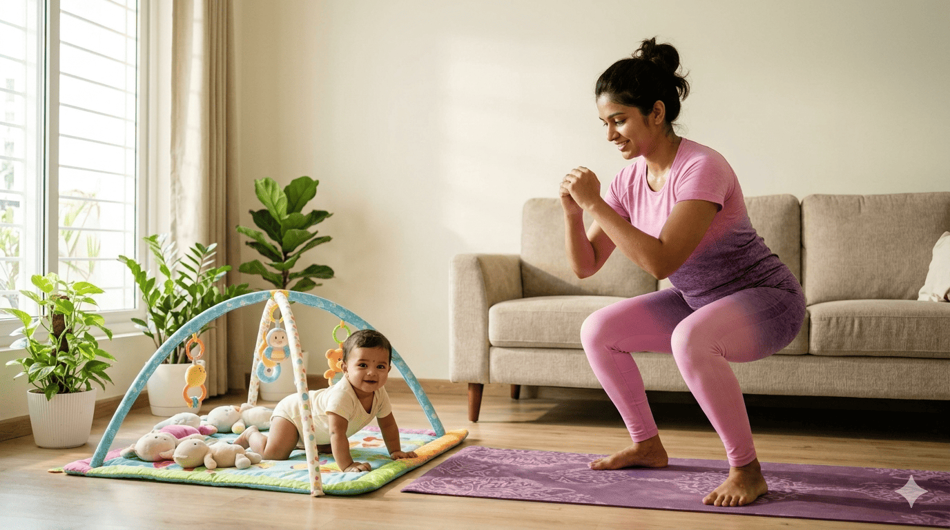 3 Simple Exercises You Can Do Daily for Postpartum Weight Loss